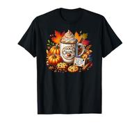 Funny Fall Coffee Mug For Autumn Women Cookie Crunch Coffee Camiseta
