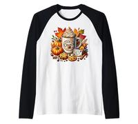 Funny Fall Coffee Mug For Autumn Women Cookie Crunch Coffee Camiseta Manga Raglan