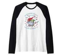 Funny Fall GNOME Flower Fun Quote For Spring and Gardener Camiseta Manga Raglan