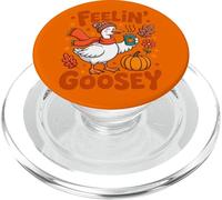 Funny Fall Goose - Silly Goose - Goose Vibes - Funny Goose PopSockets PopGrip para MagSafe