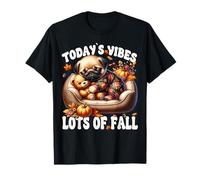 Funny Fall Saying For Fall Pug Puppy Mom & Autumn Dog Lover Camiseta