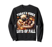 Funny Fall Saying For Fall Pug Puppy Mom & Autumn Dog Lover Sudadera