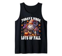 Funny Fall Saying For Garden Mom with Autumn Leaves GNOME Camiseta sin Mangas