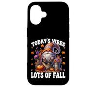 Funny Fall Saying For Garden Mom with Autumn Leaves GNOME Carcasa para iPhone 16