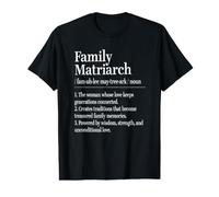 Funny Family Matriarch Definition Strong Women Camiseta gráfica económica