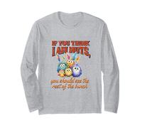 Funny Family Reunion Sarcastic Bird If You Think I Am Nuts Manga Larga