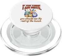 Funny Family Reunion Sarcastic Bird If You Think I Am Nuts PopSockets PopGrip para MagSafe