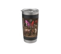 Funny Farm Animals Barn Party Country Farmer Humor Vaso térmico de acero inoxidable de doble pared
