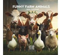 Funny Farm Animals Calendar 2026: A Hilarious 12-Month (8.5” x 8.5”) with U.S. Holidays - Laugh-Out-Loud Barnyard Humor