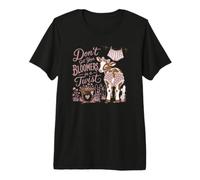 Funny Farm Cow Don't Get Your Bloomers In A Twist Camiseta Premium