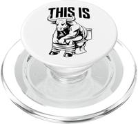 Funny Farm Life Esto es un Toro PopSockets PopGrip para MagSafe