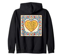 Funny Farm Life Plump Wife Big Barn Nunca Hizo Daño A Cualquier Hombre Sudadera con Capucha