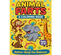 Funny Farting Animals: A Silly Coloring Book