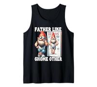 Funny Fathers Day Gnome For Bodybuilder Fitness Dad Saying Camiseta sin Mangas
