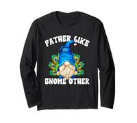 Funny Fathers Day GNOME For Men and Peacock Lover Dad Saying Manga Larga