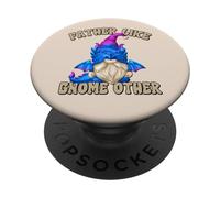 Funny Fathers Day GNOME Graphic For Men Bearded Dragon Dad PopSockets PopGrip Adhesivo