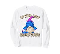Funny Fathers Day GNOME Graphic For Men Bearded Dragon Dad Sudadera