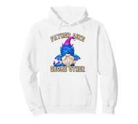 Funny Fathers Day GNOME Graphic For Men Bearded Dragon Dad Sudadera con Capucha