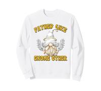 Funny Fathers Day GNOME Graphic For Men Grandpa Angel Dad Sudadera