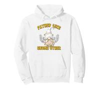 Funny Fathers Day GNOME Graphic For Men Grandpa Angel Dad Sudadera con Capucha