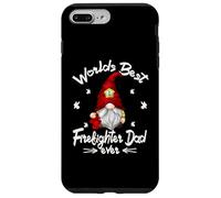 Funny Fathers Day GNOME To Firefighter and Best Fireman Dad Carcasa para iPhone 7 Plus/8 Plus