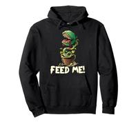 Funny Feed Me Always Hungry Venus Fly Trap Camisa Halloween Sudadera con Capucha