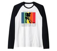 Funny Feels Like A Penalty Box Kind of Day - Camiseta de Hockey Divertida Camiseta Manga Raglan