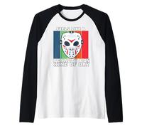 Funny Feels Like A Penalty Box Kind of Day - Camiseta de Hockey Divertida Camiseta Manga Raglan