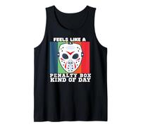 Funny Feels Like A Penalty Box Kind of Day - Camiseta de Hockey Divertida Camiseta sin Mangas