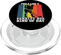 Funny Feels Like A Penalty Box Kind of Day - Camiseta de Hockey Divertida PopSockets PopGrip para MagSafe