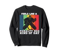 Funny Feels Like A Penalty Box Kind of Day - Camiseta de Hockey Divertida Sudadera