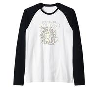 Funny Female Gaze Staring Petrify I Could Be Meaner Medusa Camiseta Manga Raglan