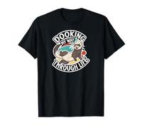 Funny Ferret Dooking My Way Through Life Cartoon Camiseta