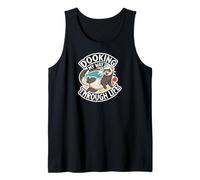 Funny Ferret Dooking My Way Through Life Cartoon Camiseta sin Mangas