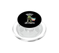 Funny Fight Until Disability Rights Medieval Frog Meme PopSockets PopGrip para MagSafe