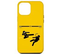 Funny Figures Stick Men Cartoon Fight Gaming Graphic Design Carcasa para iPhone 12 Pro MAX