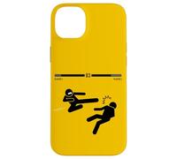 Funny Figures Stick Men Cartoon Fight Gaming Graphic Design Carcasa para iPhone 14 Plus