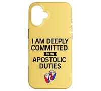 Funny Filipino Grandparent Apostolic Duties Dad Joke Carcasa para iPhone 16