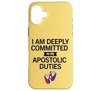 Funny Filipino Grandparent Apostolic Duties Dad Joke Carcasa para iPhone 16 Plus