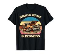 Funny Financial Mistake In Progress Mechanic Men Camiseta