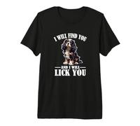 Funny Find You Lick You Tri Color Cavalier Dog Mom Lover Camiseta Premium