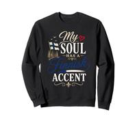 Funny Finland Humor Finn Joke My Soul Has A Finnish Accent Sudadera