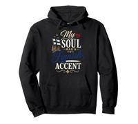 Funny Finland Humor Finn Joke My Soul Has A Finnish Accent Sudadera con Capucha