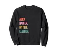 Funny Finnish First Name Design - Aura Sudadera