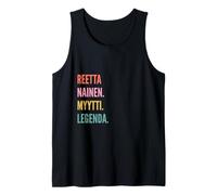 Funny Finnish First Name Design - Reetta Camiseta sin Mangas