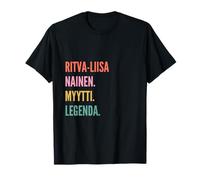 Funny Finnish First Name Design - Ritva-Liisa Camiseta
