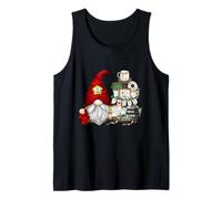 Funny Fireman GNOME For Best Grandpa Proud Firefighter Dad Camiseta sin Mangas