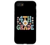 Funny First Day of School 4th Fourth Grade Carcasa para iPhone SE (2020) / 7/8