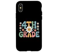 Funny First Day of School 4th Fourth Grade Carcasa para iPhone X/XS