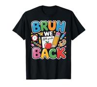 Funny First Day of School 5th Fifth Grade Bruh We Back Camiseta